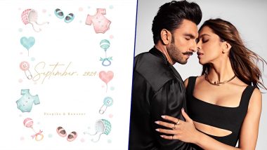 Deepika Padukone and Ranveer Singh Announce Pregnancy With Cute Post on Insta; Baby To Arrive in September 2024!
